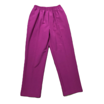 Salon Studio Pull On Vintage Pants ~ Sz 8P ~ Purple ~ High Rise ~ 26.5&quot; Inseam  - £17.76 GBP