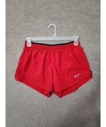 Nike Dri Fit 10K Running Shorts Women L Red Stars Lined Elastic Waist Dr... - £19.36 GBP