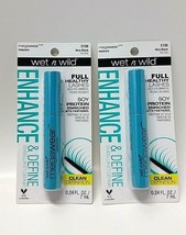 (2) WET N WILD Eye Mascara C136 VERY BLACK Enhance Define MEGA WEAR Soy ... - $12.86