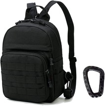 Mini Tactical Backpack, 6L Small Sling Backpacks Shoulder Bag For Runnin... - £30.28 GBP