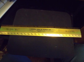  Acorn Iron &amp; Supply Co from Philadelphia Vintage metal Ruler - $40.00