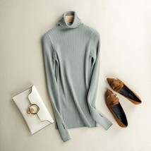 2022 Women Sweater Femme Autumn neck Sweater Slim Stretch Soft Material Women Sw - £77.27 GBP