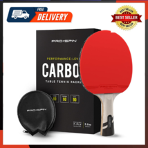 Ping Pong Paddles - Premium Table Tennis Rackets With Carbon Fiber | Eli... - £28.74 GBP