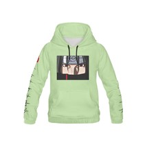 Youth&#39;s Green Pastel Itachi Uchiha Anime All Over Print Hoodie (Usa Size) - £26.78 GBP