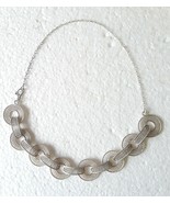 Vintage  Art Deco Necklace Filigree Chain Links  - £61.66 GBP