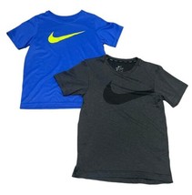 Nike Boys Set Of 2 Dri-Fit Athletic Tees Size Medium (lot 113) - £16.96 GBP