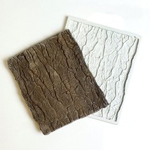 Tree Bark Fondant Silicone Mold Pastry Biscuits Chocolate Mold Cookies Candy - £15.68 GBP