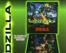Godzilla Pinball Flyer Original NOS Artwork  Game Monster Artwork Retro - £13.07 GBP