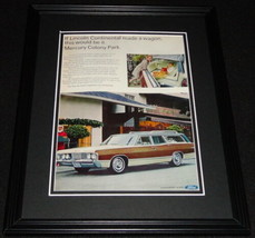 1967 Lincoln Mercury Colony Park 11x14 Framed ORIGINAL Advertisement - $44.54
