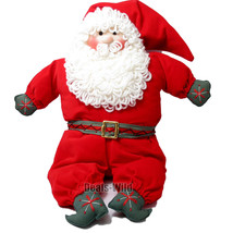 Stuffed Toy Santa Claus in Boots Ma Me Oh Alcon 16&quot; - £10.47 GBP