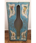 Vtg Baret Ware Metal Tissue Dispenser England Blue Floral  Chelsea #147 England - £19.58 GBP