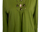 Embellished Long-Sleeve Tunic Top PROJECT Size L - $12.86