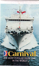 Carnival Cruise Lines Playing Cards, New - £5.55 GBP