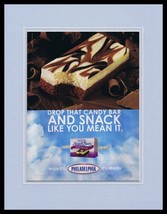 Philadelphia Cream Cheese Snack Bars 2003 11x14 Framed ORIGINAL Advertis... - $34.64