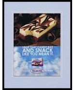 Philadelphia Cream Cheese Snack Bars 2003 11x14 Framed ORIGINAL Advertis... - £27.12 GBP