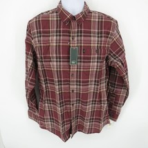 G.H. Bass &amp; Co. Men&#39;s Madawaska Trail Plaid Flannel Shirt S NWT $58 - £16.61 GBP