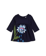 Nordstrom Baby Dress Cristina Martinez Graphic Navy Peacoat Garden Eye, ... - $9.95