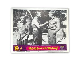 &quot;What Did You Do In The War Daddy&quot; Original 11x14 Auth Lobby Card Poster 1966 - £46.79 GBP