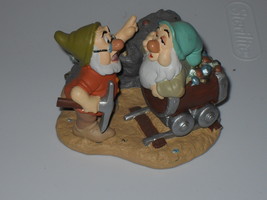 Disney Snow White Doc And Sleepy PVC Figurine In The Mine  - £19.74 GBP