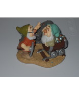 Disney Snow White Doc And Sleepy PVC Figurine In The Mine  - £19.65 GBP