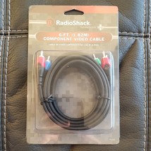 RadioShack 6FT Component Video Cable Three RCA Male Connectors 15-230 New - £7.41 GBP