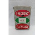 Vintage Fractions Whitman Help Yourself Flash Cards Full Color - $9.89