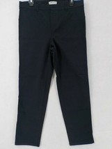 Orvis Classic Collection Stretch Twill Ankle Pant SZ 14 Black Pull On 28.5in Ins - £23.46 GBP
