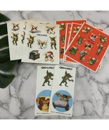 Gremlins Vintage Stickers 1984 Movie 9 Sheets Orange White Gizmo - $442.68 MXN