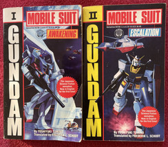 Mobile Suit Gundam Lot: Vol 1 Awakening &amp; Vol 2 Escalation By Yoshiyuki ... - £19.46 GBP