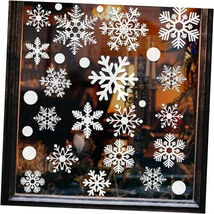 321Pcs Christmas Window Clings for Glass Windows 9Sheets Christmas Windo... - $2.49