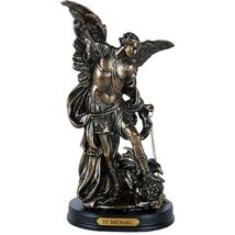 Archangel Michael Bronze Statue Figurine 8 inch - $25.98