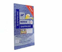 Kores Pen/Pencil Carbon Paper,Sapphire Blue - Pack of 100 Sheets Premium... - $12.99