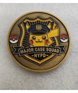 Rare NYPD Major Case Squad Challenge Coin - Pikachu &amp; Charizard Police P... - $26.73