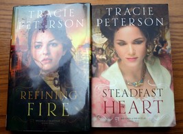 Lot 2 Tracie Peterson Hc Xian Romance Steadfast Heart~Refining Fire (Seattle) - £10.28 GBP