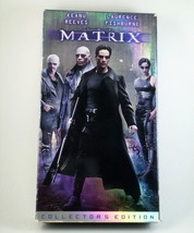 MATRIX with Keanu Reeves Laurence Fishburne VHS 1999 - £2.39 GBP