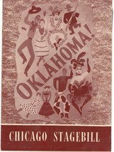 Chicago Stagebill “OKLAHOMA ! ” August 2 1948  Erlanger Theater W/ insert - £15.67 GBP