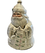 Santa Claus Lenox Holiday Cheer Ornament in Box 3.5 Inches Tall Christmas - £11.92 GBP