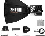 Zhiyun Molus G60 Combo Softbox Lighting Kit, 60W Bi-Color LED Video Ligh... - $461.99