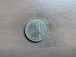 Antigua medalla de ficha de saludos del ejército de las FDI Israel 1968 - $8.10