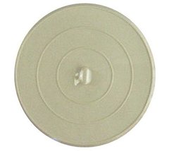 Flat Suction Type Stopper, White, Rubber, 4.75-In. - $19.22