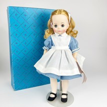 Vintage Madame Alexander Alice In Wonderland 1552 14&quot; Doll w/ Box Tag Stand - £67.18 GBP