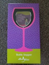 Metal, Bottle Stopper, Design, I&#39;m Just Gonna Drink Til I Feel Pretty - £11.18 GBP