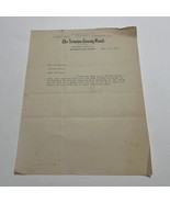Antique Letter Newton County Bank Burkeville Texas 1922 - $417.45 MXN