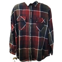 Vintage David Taylor Men&#39;s Plaid Long Sleeve Casual Button Up Collared Shirt XL - £15.70 GBP