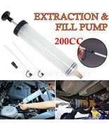 200cc Automotive Brake Fluid Transfer Extraction Syringe Filling Pump Sy... - $397.75 MXN