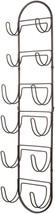Idesign Classico Bronze Wall Mounted Towel Rack With Hooks For Bathroom Storage - £36.36 GBP