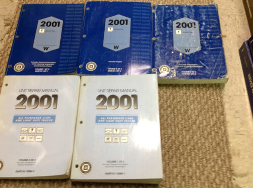 2001 PONTIAC GRAND PRIX Service Shop REPAIR Manual Set W UNIT REPAIR MANUALS OEM Item image 4