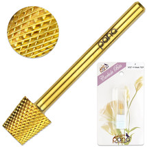 Professional 4 Week Tapered Backfill Gold Carbide Nail Drill Bit Fine Grit - £14.38 GBP