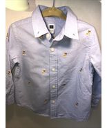 Janie and Jack toddler  bulldog Button Up dress shirt Size 18-24 Months - $7.57