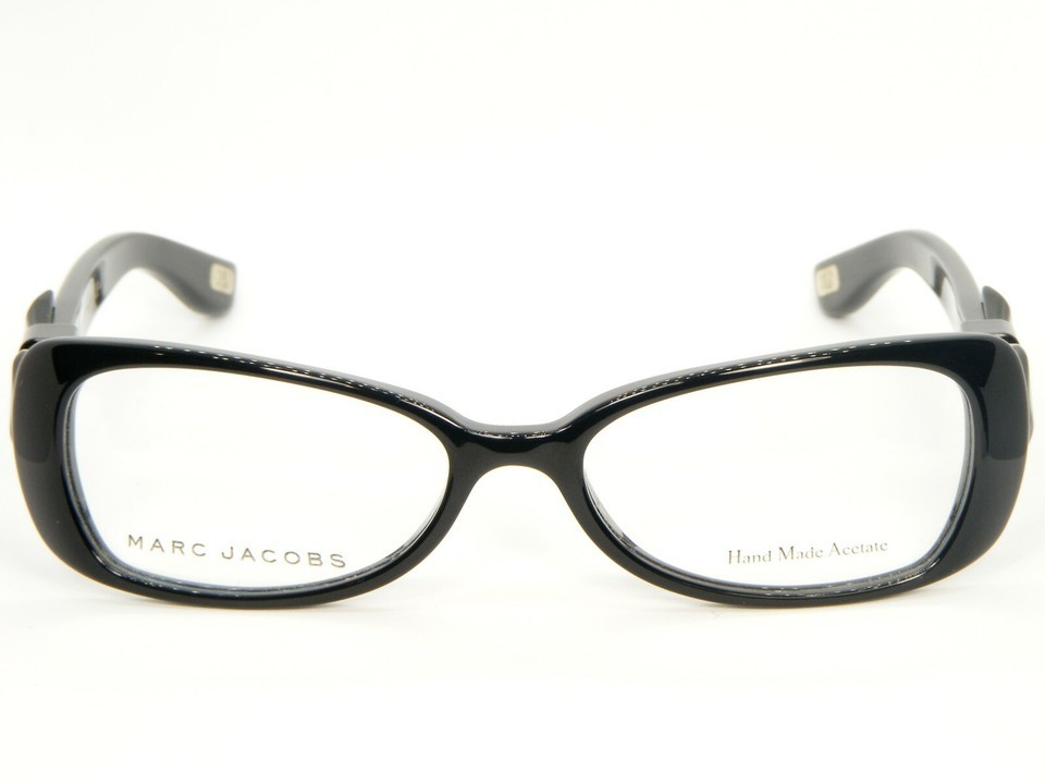 NEW MARC JACOBS MJ 381 807 SHINY BLACK EYEGLASSES GLASSES FRAME 51-16-135mm Item image 3